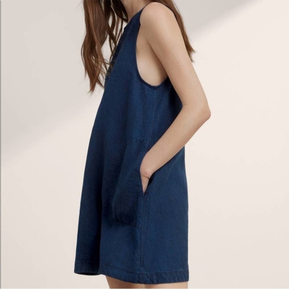 Aritzia Wilfred Trompette linen dress size XS